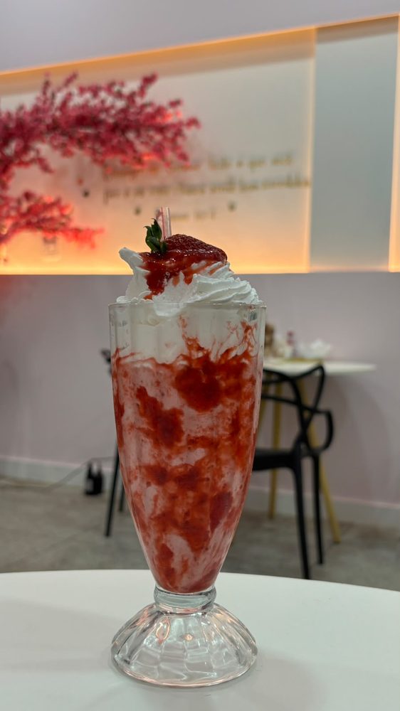 Milk-shake de Morango