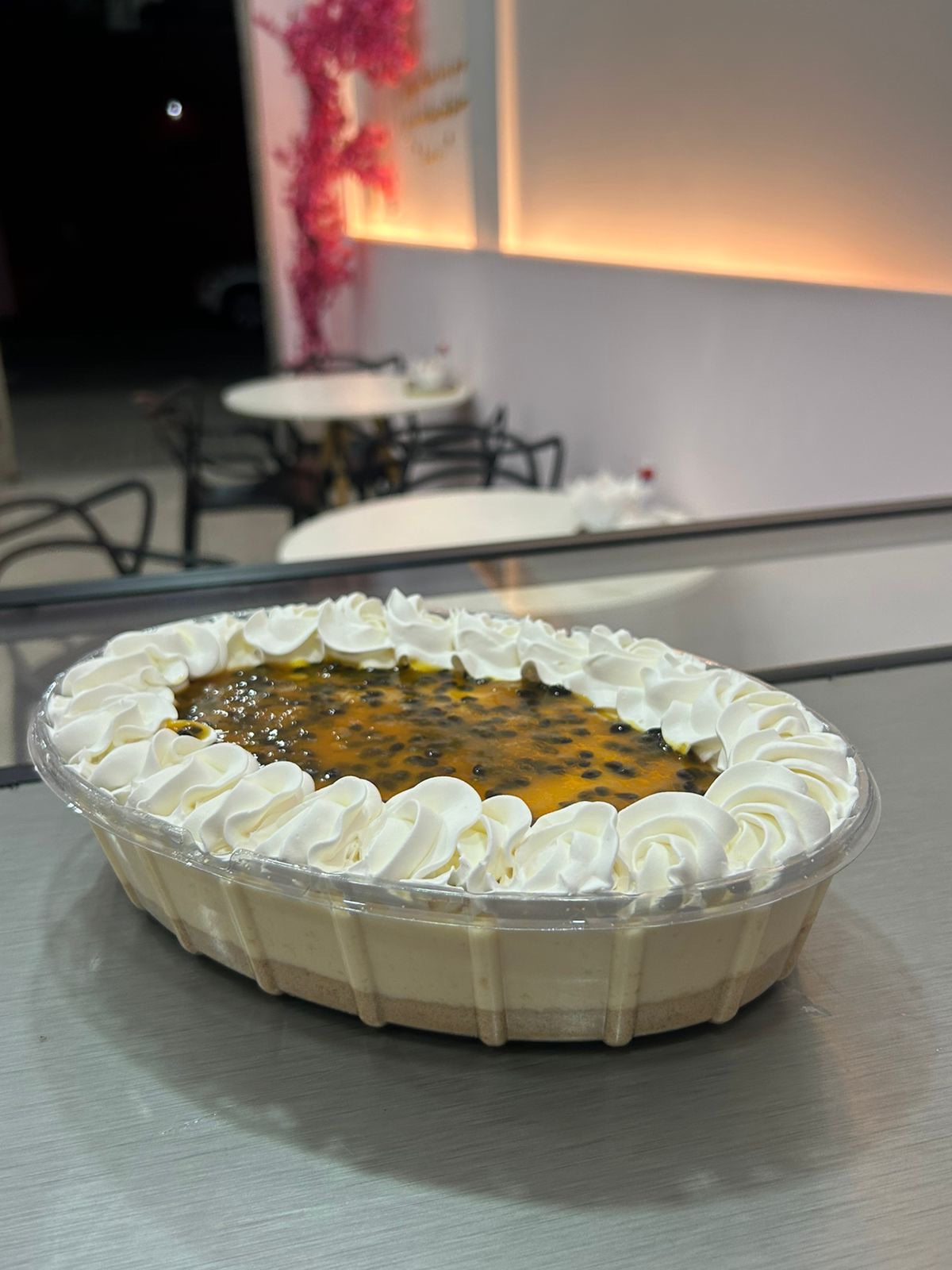 Torta de maracujá 